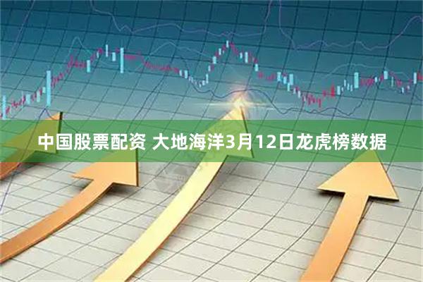 中国股票配资 大地海洋3月12日龙虎榜数据